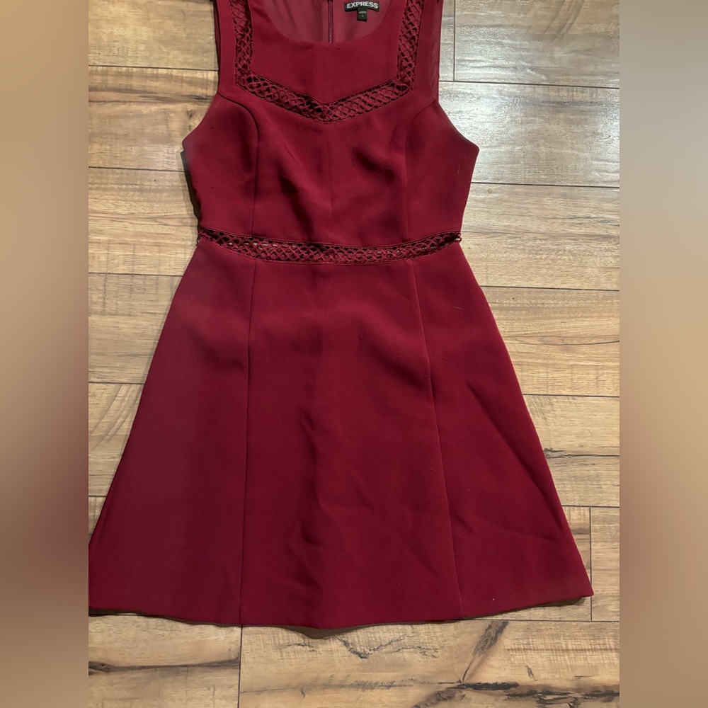 Maroon Express dress